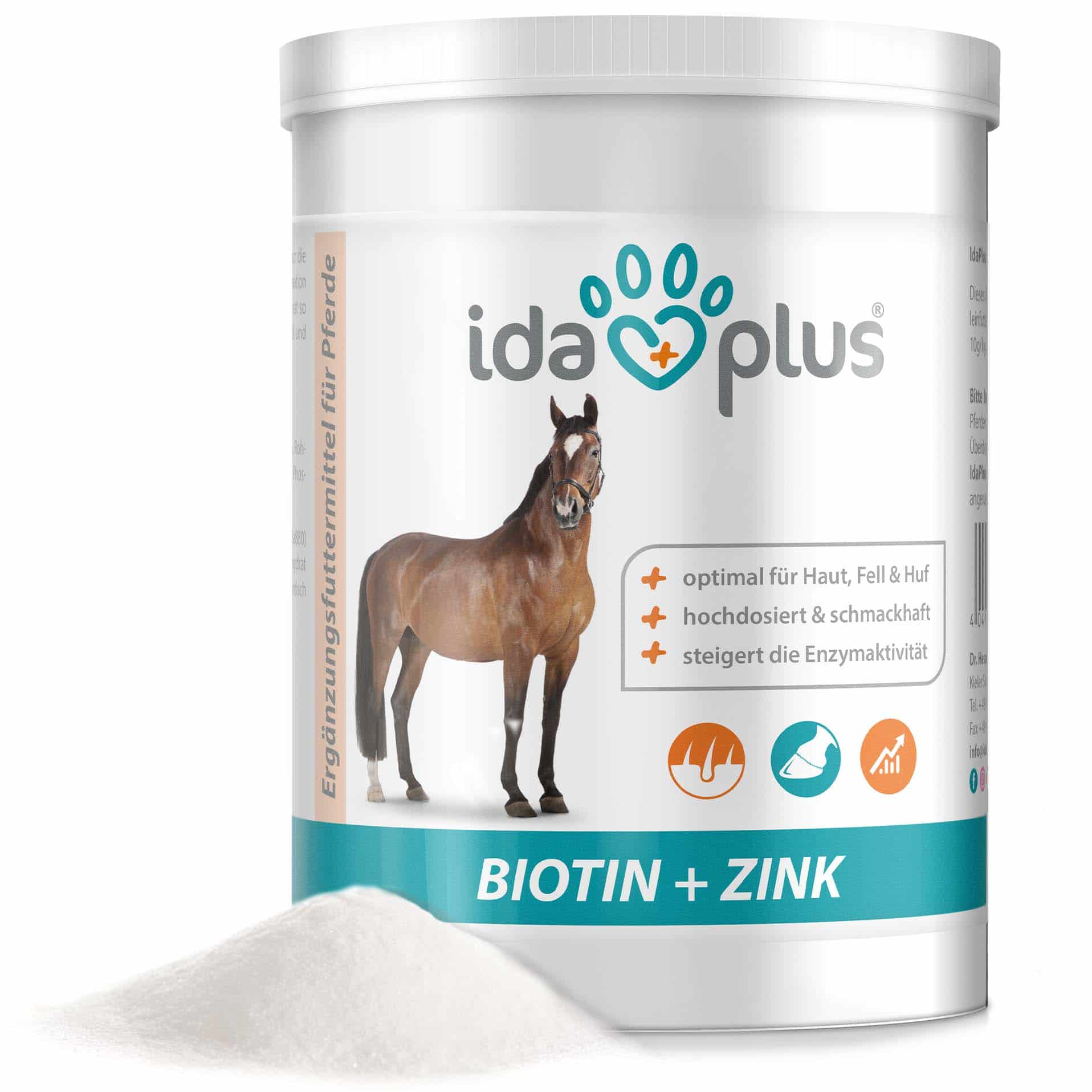 Biotin + Zink für Pferde - hochdosiert - verbessert Hufqualität & Hufwachstum Biotin + Zink für Pferde - hochdosiert - verbessert Hufqualität & Hufwachstum