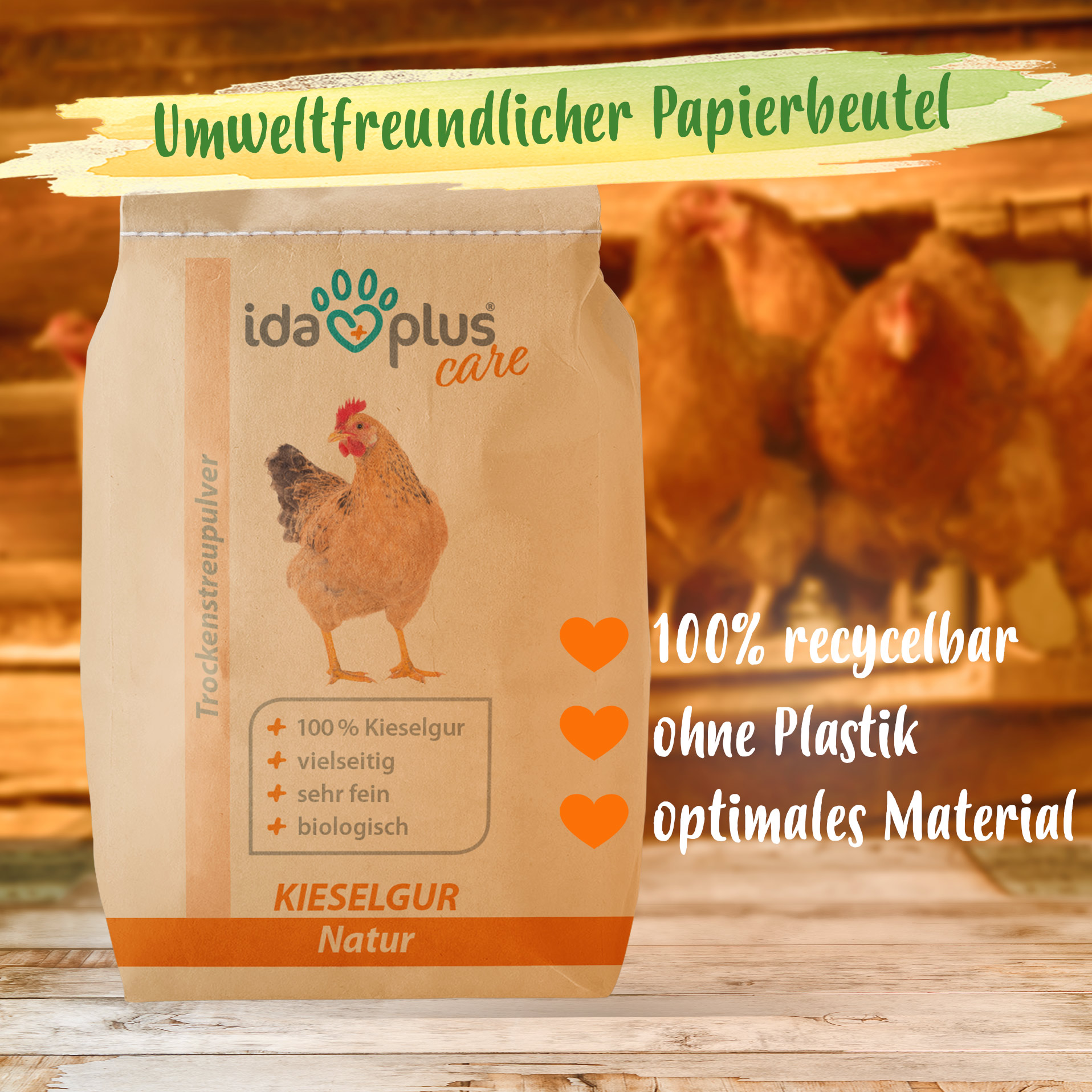 Kieselgur Natur im umweltfreundlichen Papiersack - Kieselerde als Pulver - 3 Kg Kieselgur Natur im umweltfreundlichen Papiersack - Kieselerde als Pulver - 3 Kg