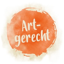 Artgerecht Ein Symbol mit der Aufschrift: 'Artgerecht'