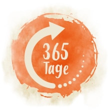 365 Tage Ein symbol mit der Aufschrift '365 Tage'