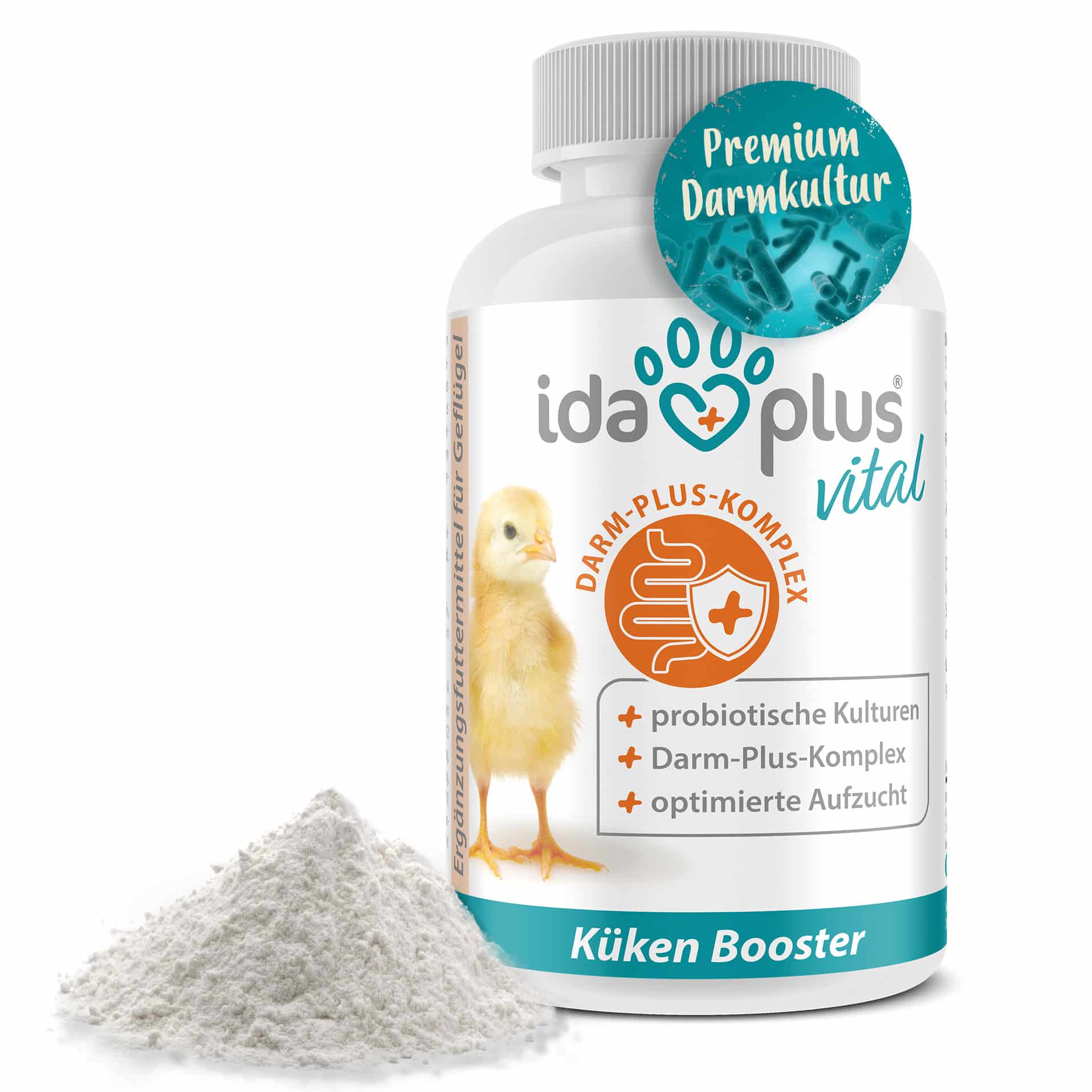 Küken Booster - optimale Küken Aufzucht - essenzielle Hühner Vitamine - Ida Plus Küken Booster - optimale Küken Aufzucht - essenzielle Hühner Vitamine - Ida Plus