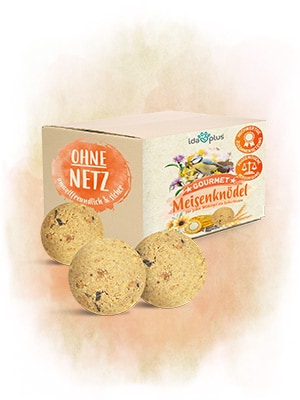 Gourmet Meisenknödel Eine Packung der Gourmet Meisenknödel
