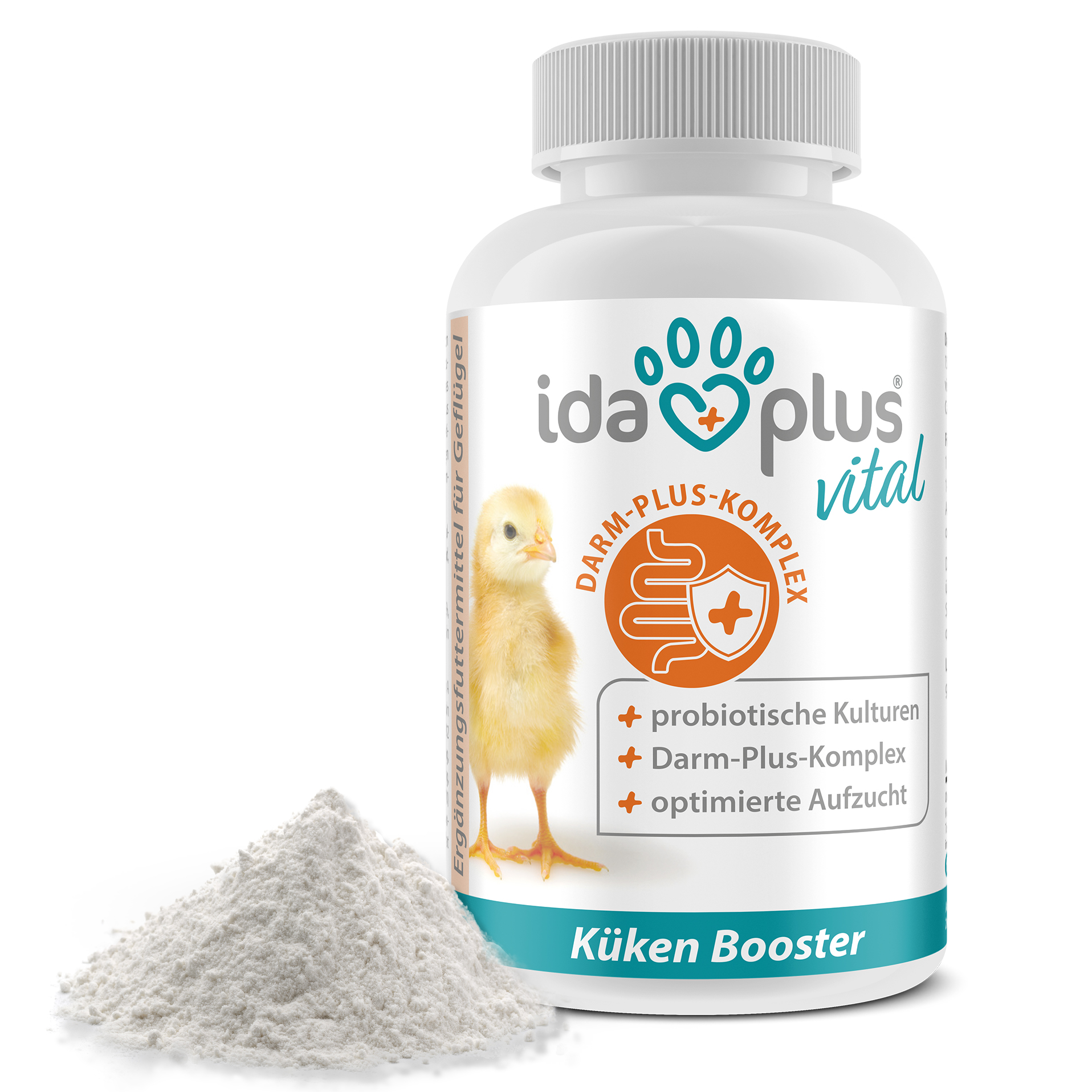Küken Booster - optimale Küken Aufzucht - essenzielle Hühner Vitamine - Ida Plus Küken Booster - optimale Küken Aufzucht - essenzielle Hühner Vitamine - Ida Plus