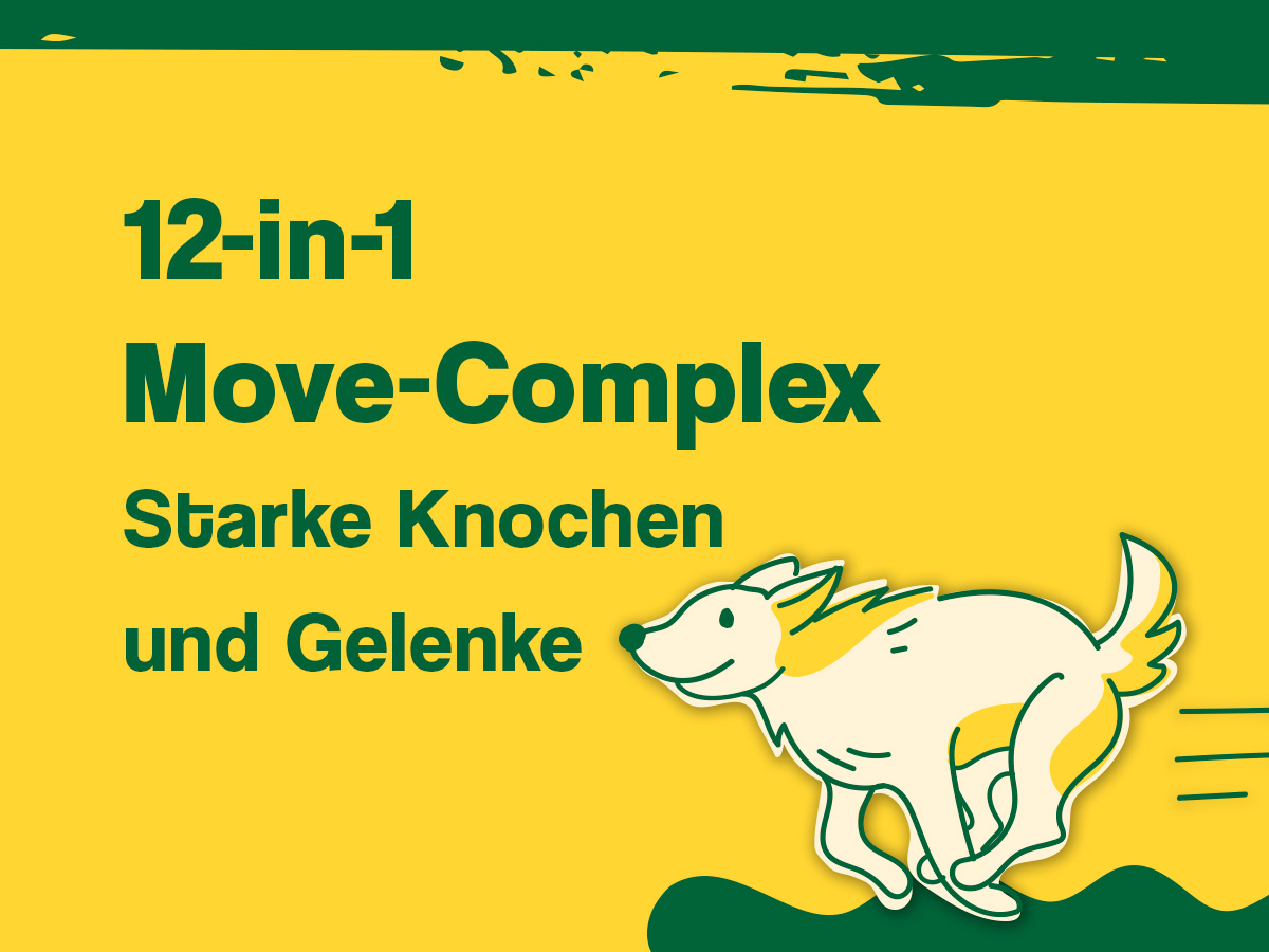 12-in-1 Move-Complex für Hunde für starke Knochen und Gelenke